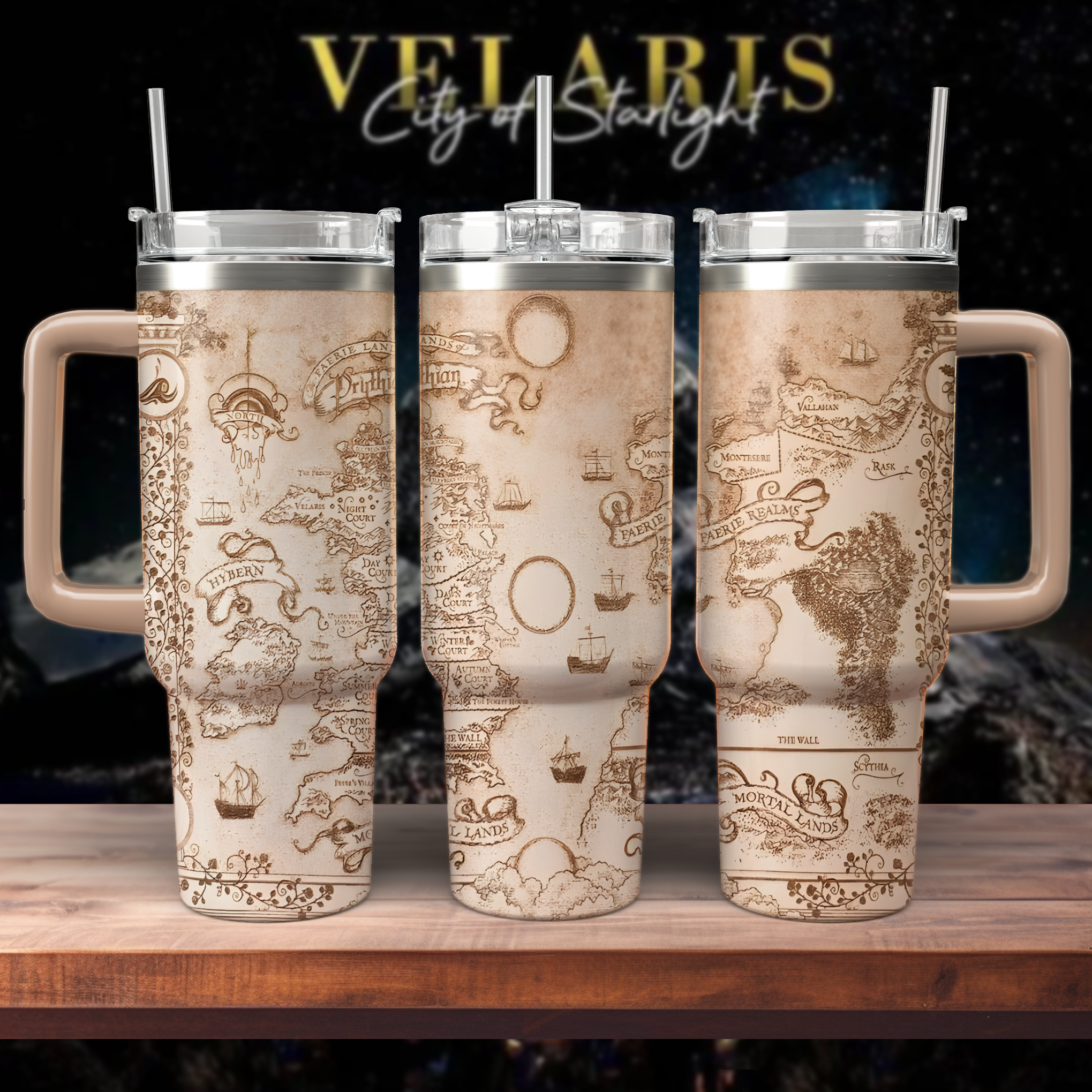 A Court Of Thorns And Roses TV Series Custom Stanley Cup 40 oz 30 oz Tumbler With Handle