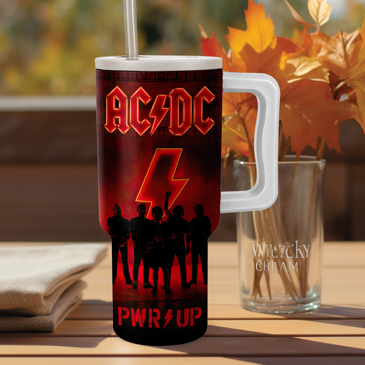 AC/DC Rock Band Music Custom Stanley Cup 40 oz 30 oz Tumbler With Handle