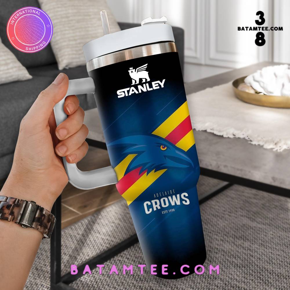Adelaide Crows AFL Custom Stanley Cup 40 oz 30 oz Tumbler With Handle