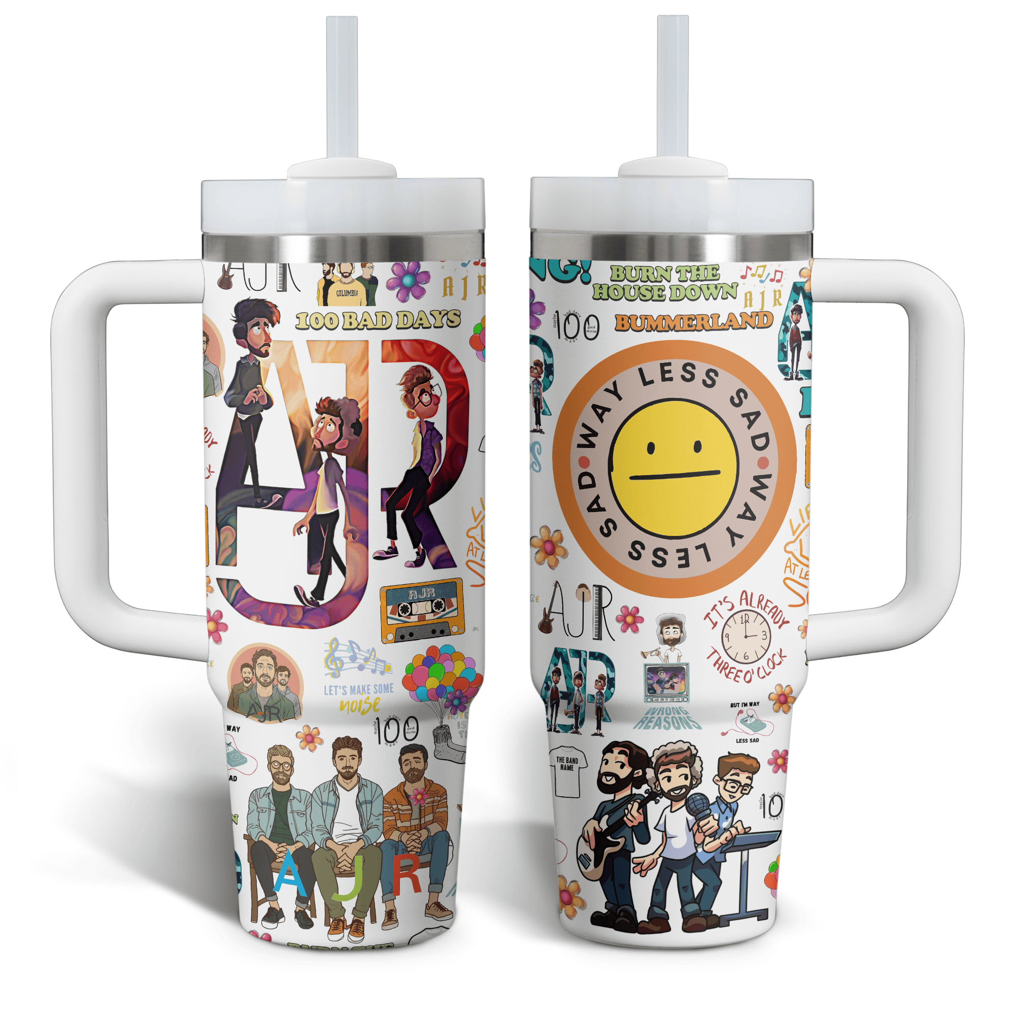 AJR Music Custom Stanley Cup 40 oz 30 oz Tumbler With Handle