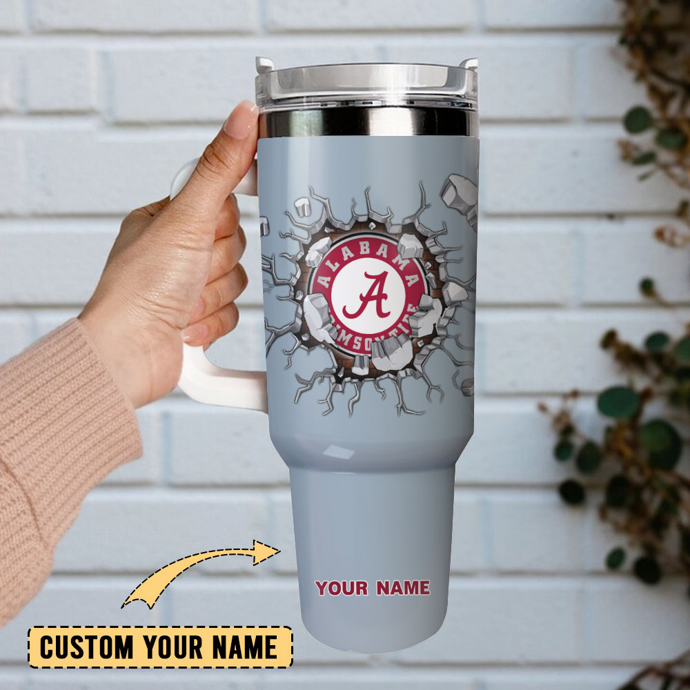 Alabama Crimson Tide Football NCAA Sport Custom Stanley Cup 40 oz 30 oz Tumbler With Handle