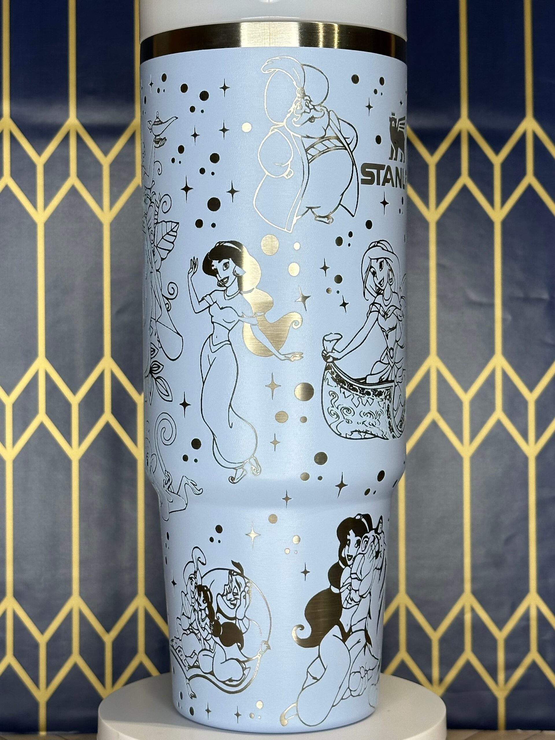 Aladdin Disney Cartoon Custom Stanley Cup 40 oz 30 oz Tumbler With Handle