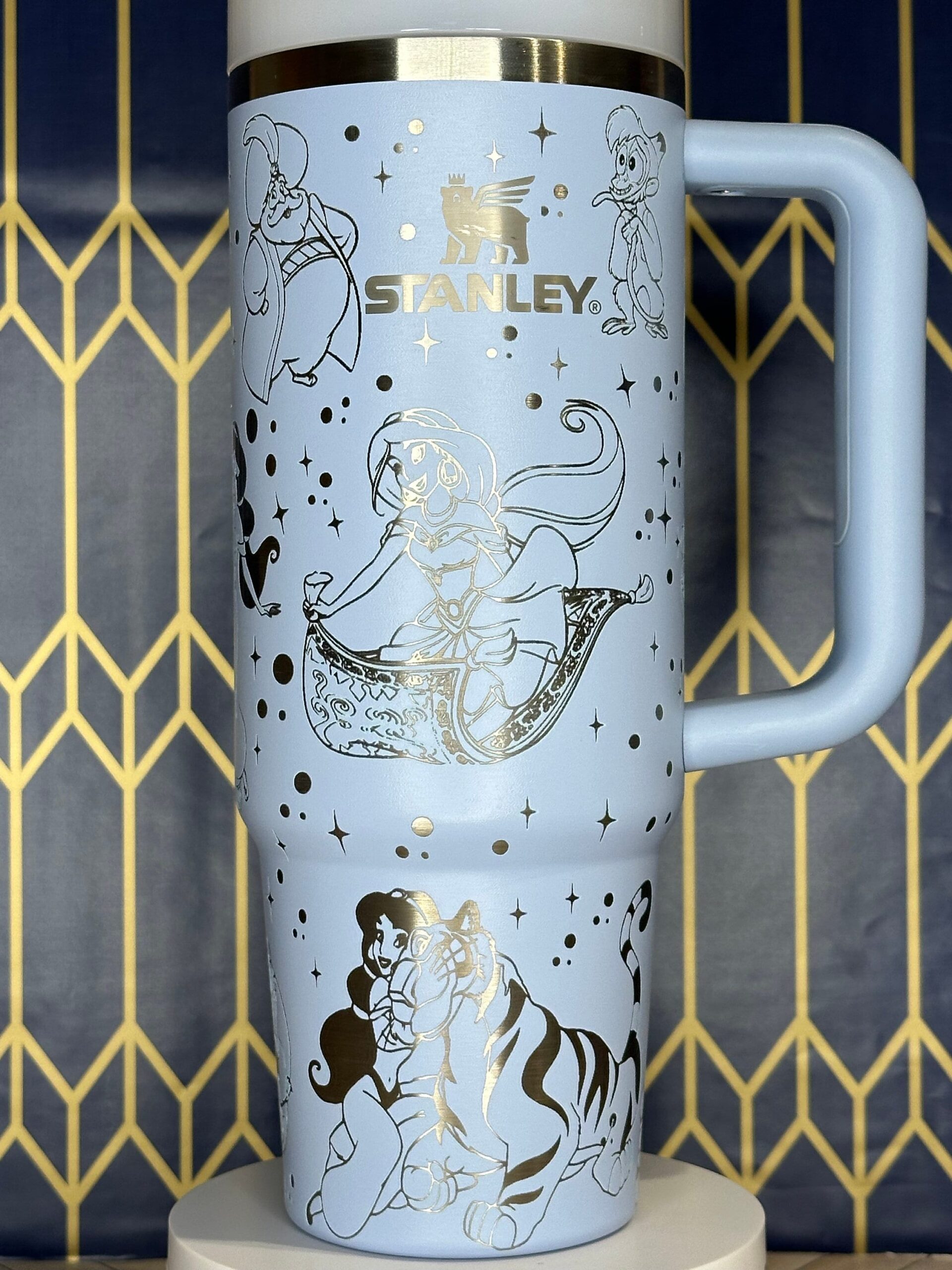 Aladdin Disney Cartoon Custom Stanley Cup 40 oz 30 oz Tumbler With Handle