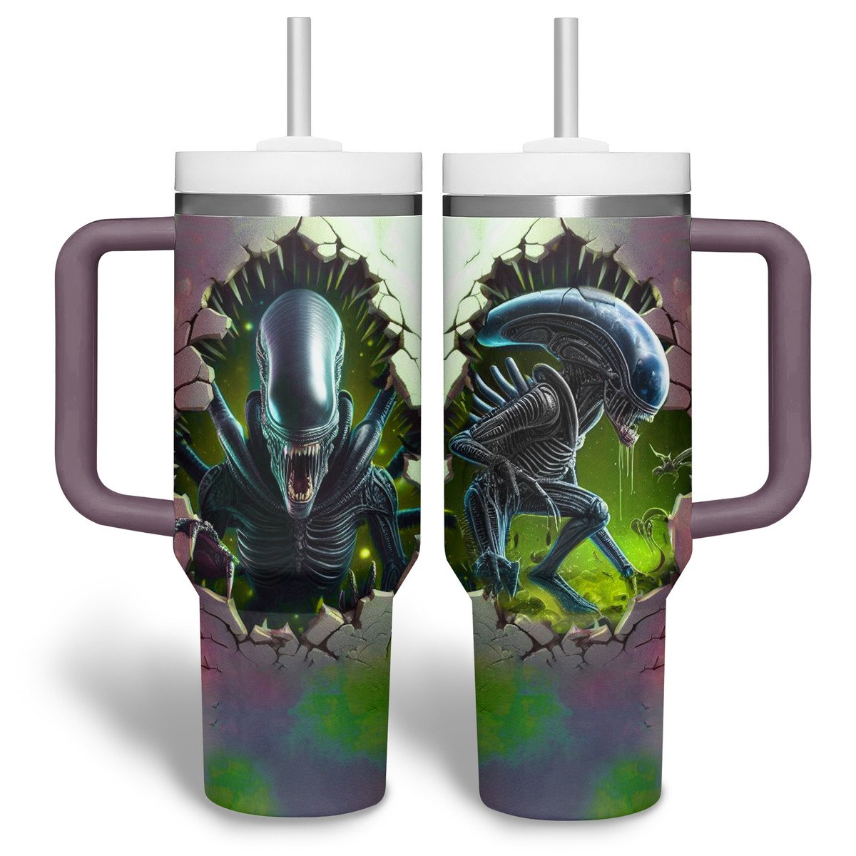 Alien Movies Custom Stanley Cup 40 oz 30 oz Tumbler With Handle