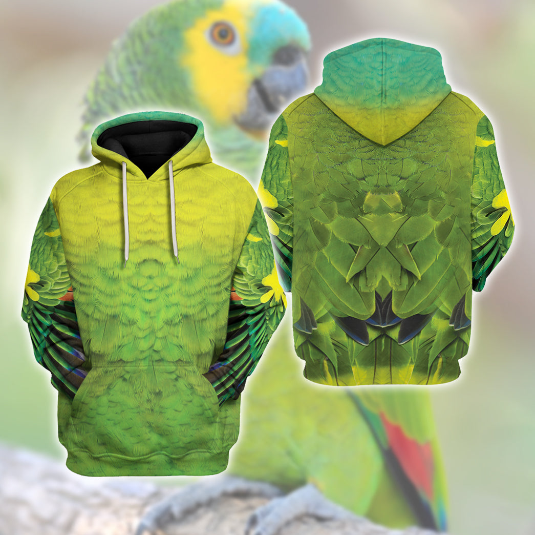 Amazon Parrot Animal Cosplay T-shirt Hoodie Sweatpants Apparel - Stormmerch Exclusive