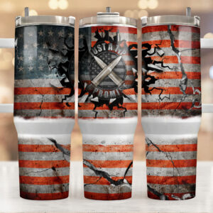 American Flag Custom Stanley Cup 40 oz 30 oz Tumbler With Handle