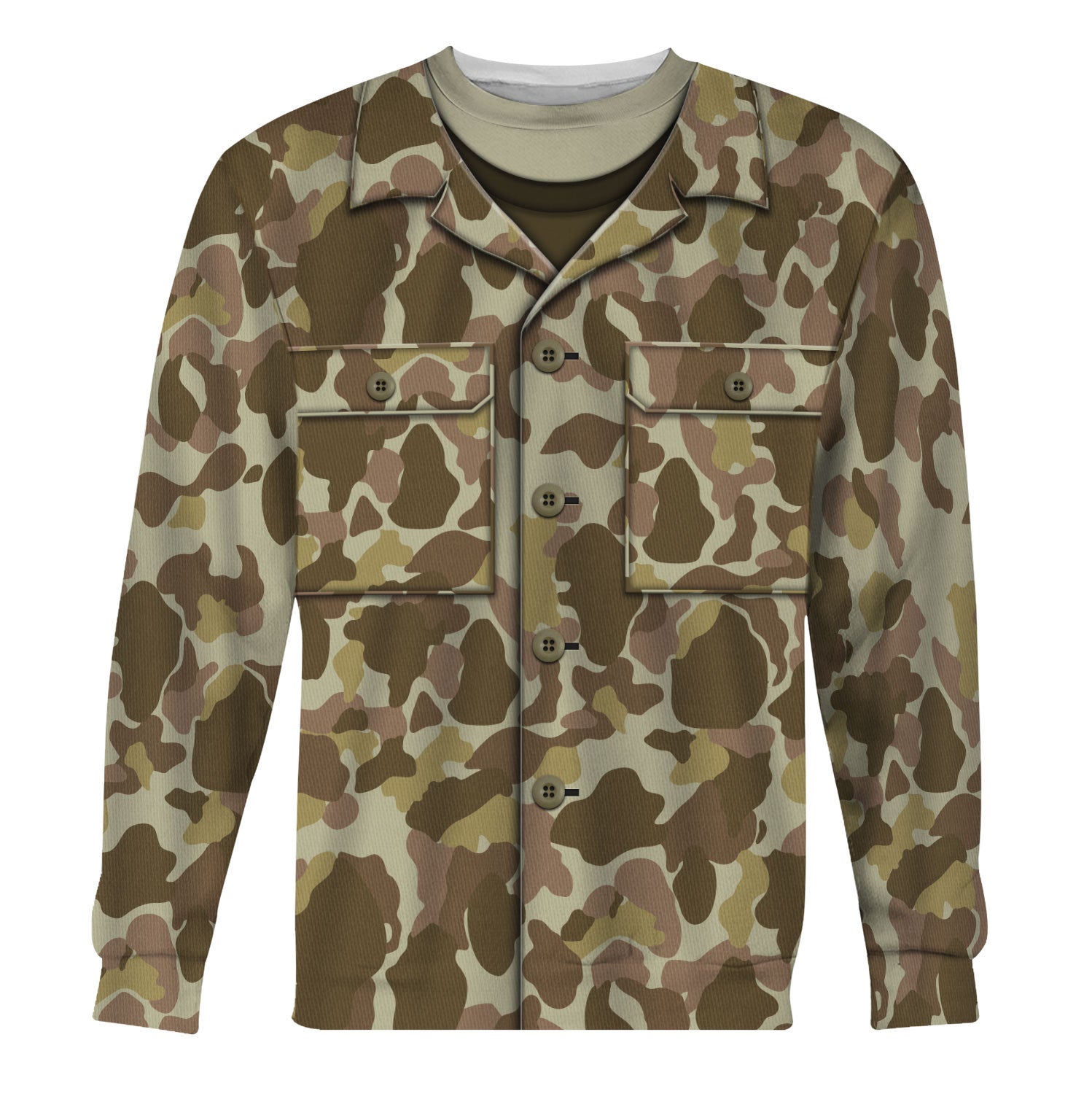 American M1942 (P-42) Frogskin Duck Hunter??� Pattern Marine Marine Raiders World War 2 (WWII) Beach Camo - Stormmerch Exclusive