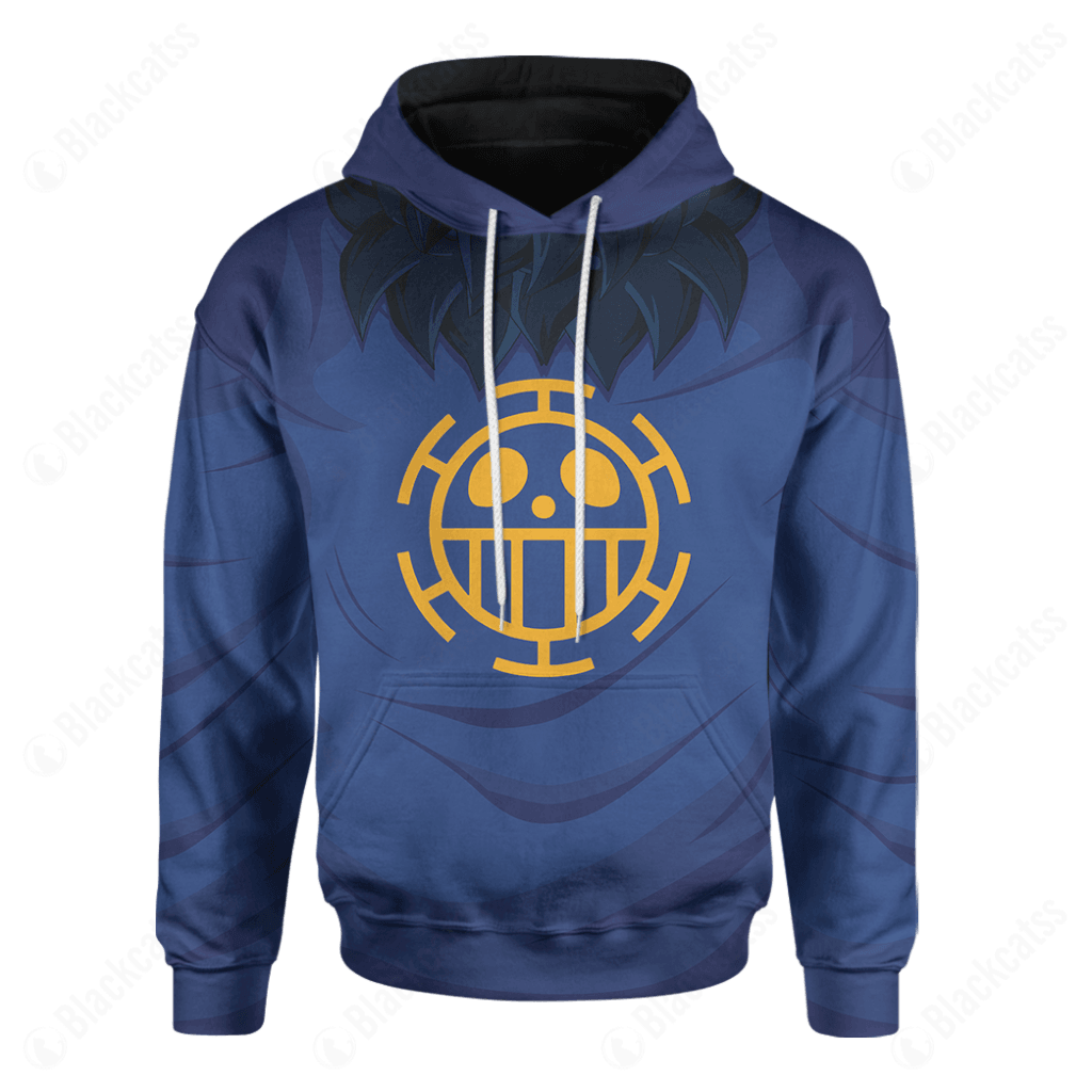 Anime One Piece Trafalgar D. Water Law Costume Hoodie Sweatshirt T-Shirt Sweatpants Tracksuit - Stormmerch Exclusive