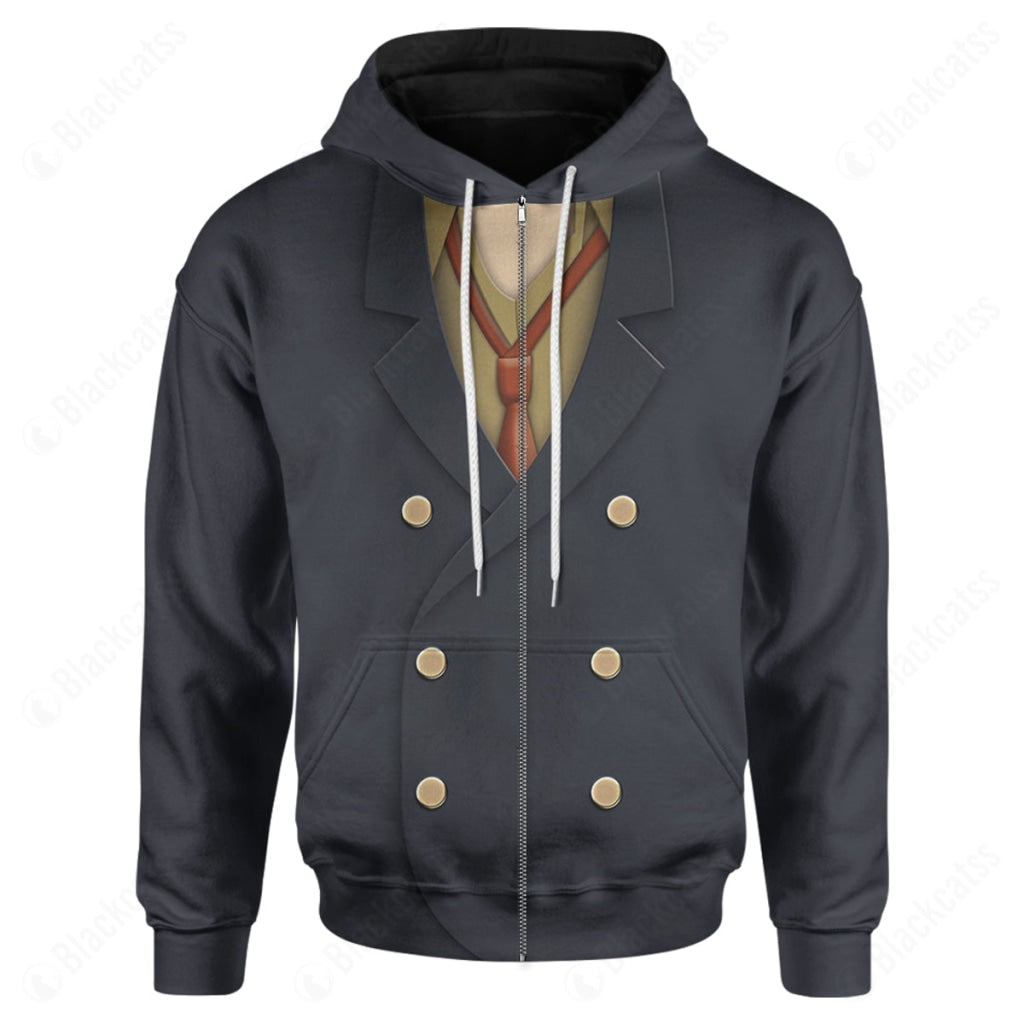 Anime Sanji One Piece Costume Hoodie Sweatshirt T-Shirt Sweatpants Tracksuit - Stormmerch Exclusive