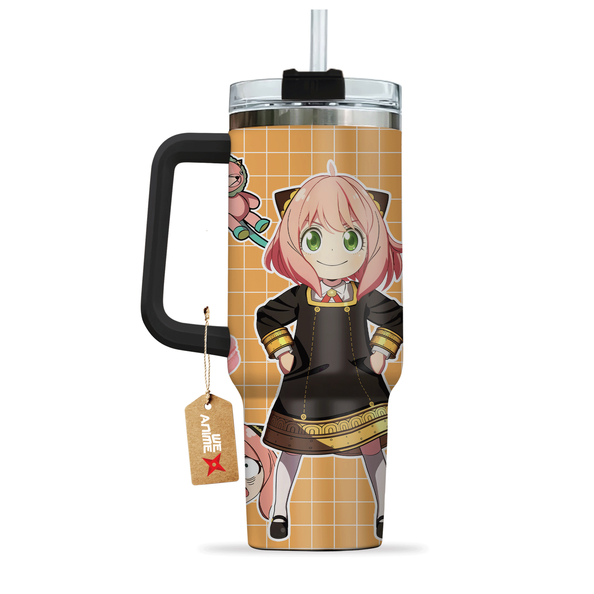 Anya Forger Spy x Family Anime Custom Stanley Cup 40 oz 30 oz Tumbler With Handle