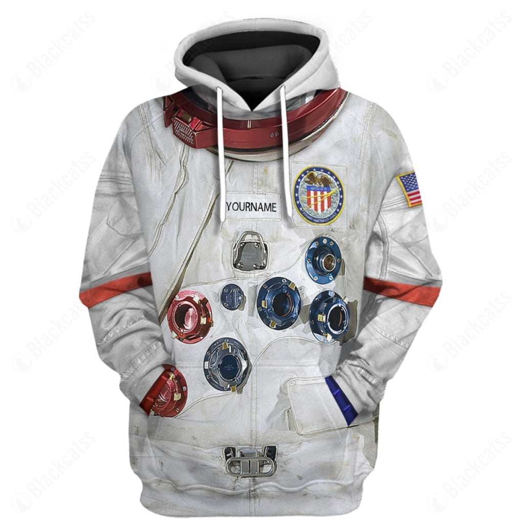 Apollo Young A7 LB Apollo 16 Pressure Suit Space Suit Costume Hoodie Sweatshirt T-Shirt Sweatpants Tracksuit - Stormmerch Exclusive