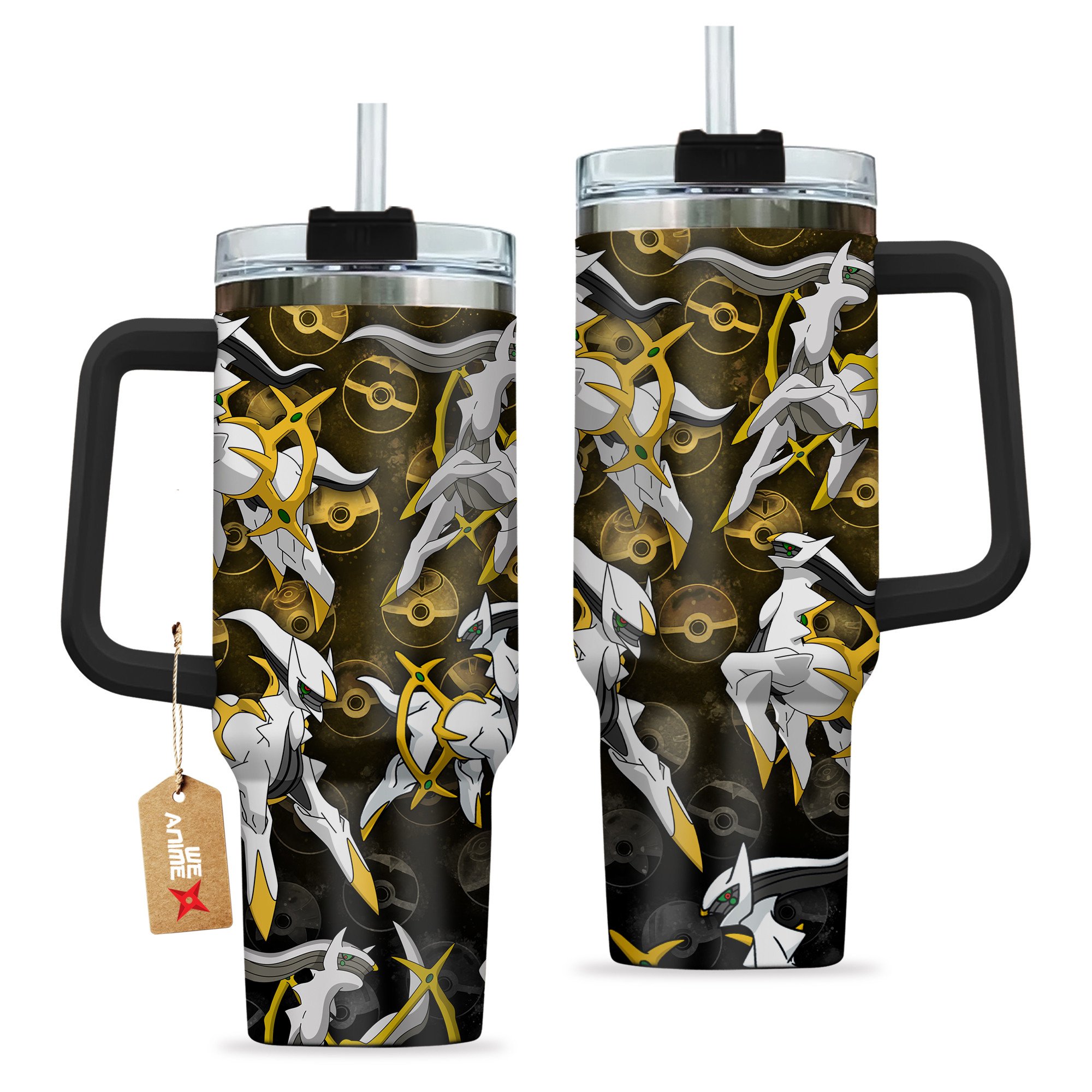 Arceus Pokemon Anime Custom Stanley Cup 40 oz 30 oz Tumbler With Handle