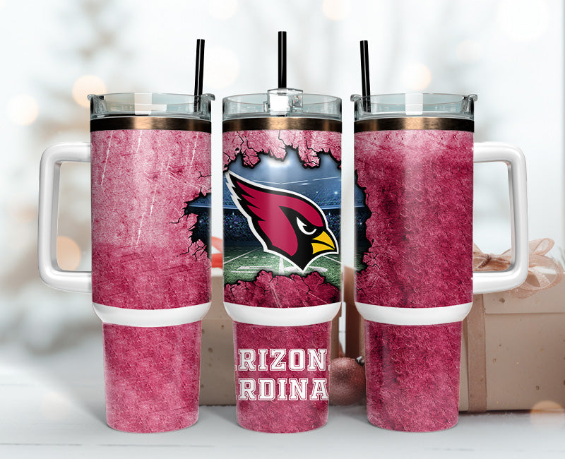 Arizona Cardinals NFL Custom Stanley Cup 40 oz 30 oz Tumbler With Handle