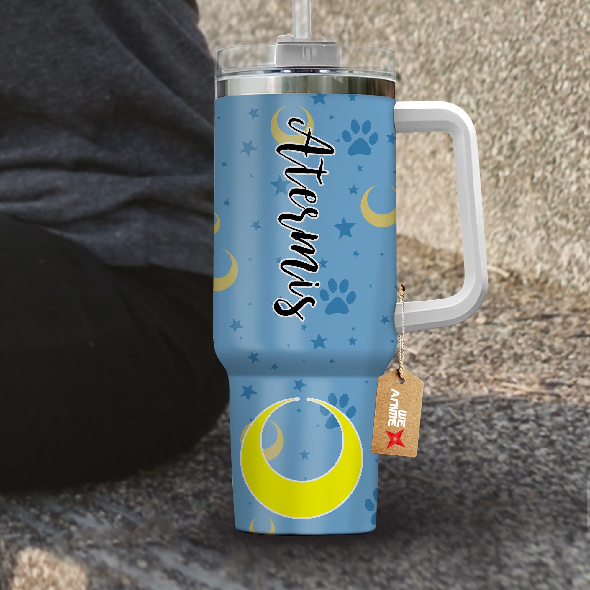 Artemis Sailor Moon Anime Custom Stanley Cup 40 oz 30 oz Tumbler With Handle