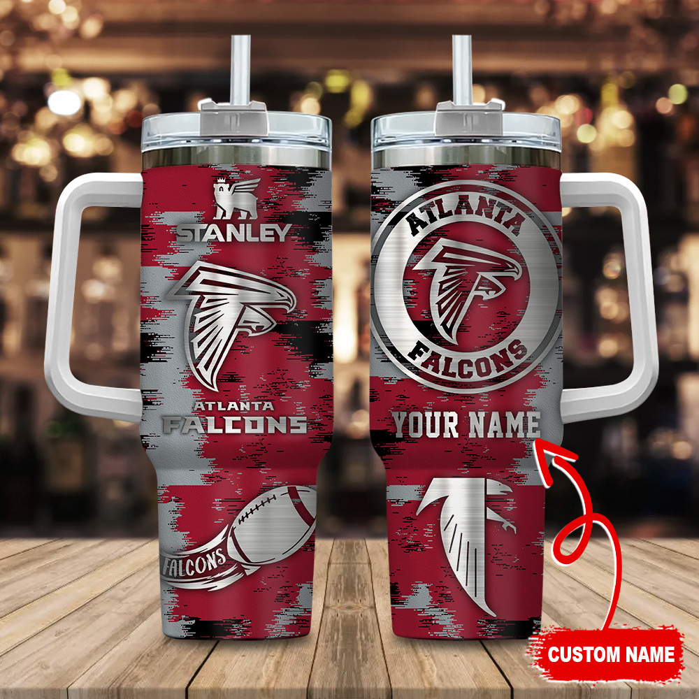 Atlanta Falcons NFL Custom Stanley Cup 40 oz 30 oz Tumbler With Handle