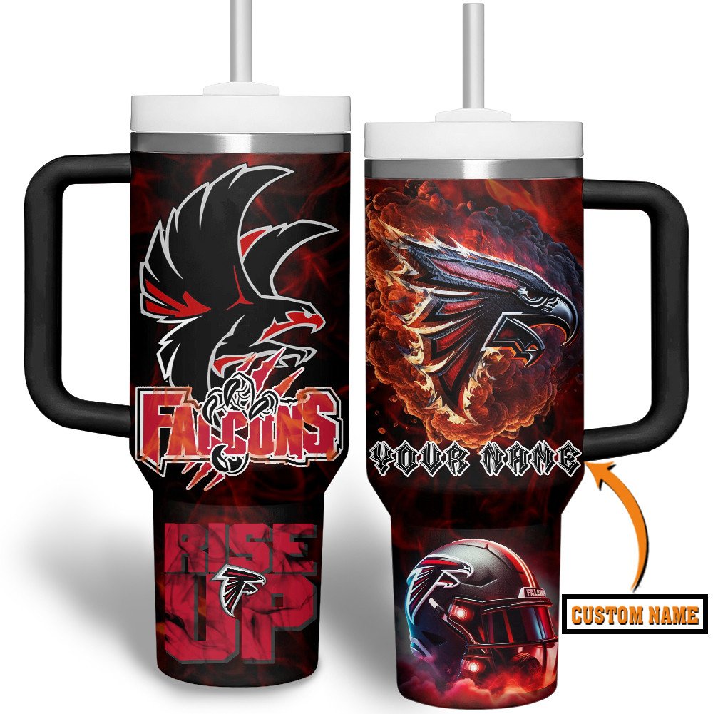 Atlanta Falcons NFL Custom Stanley Cup 40 oz 30 oz Tumbler With Handle