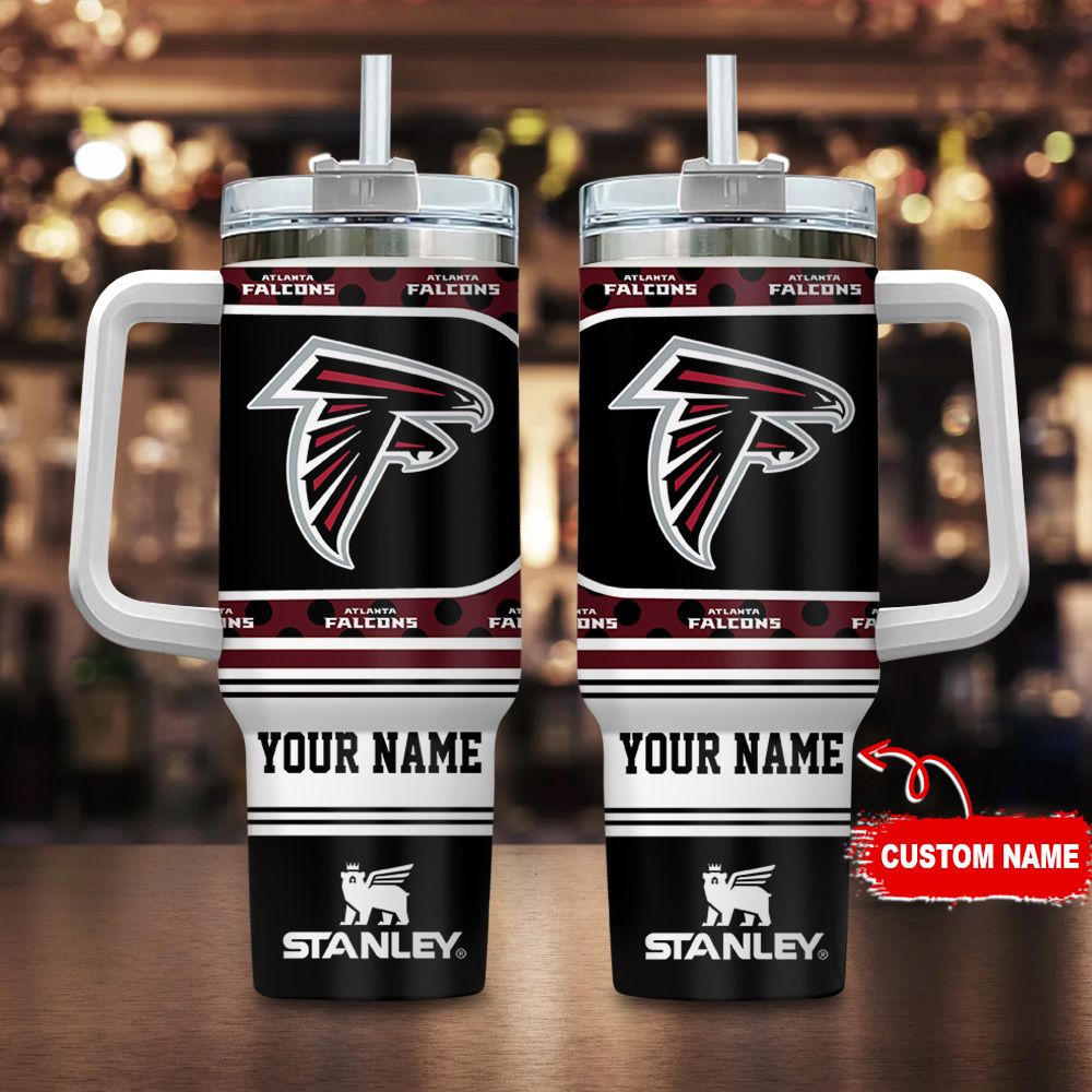 Atlanta Falcons NFL Custom Stanley Cup 40 oz 30 oz Tumbler With Handle
