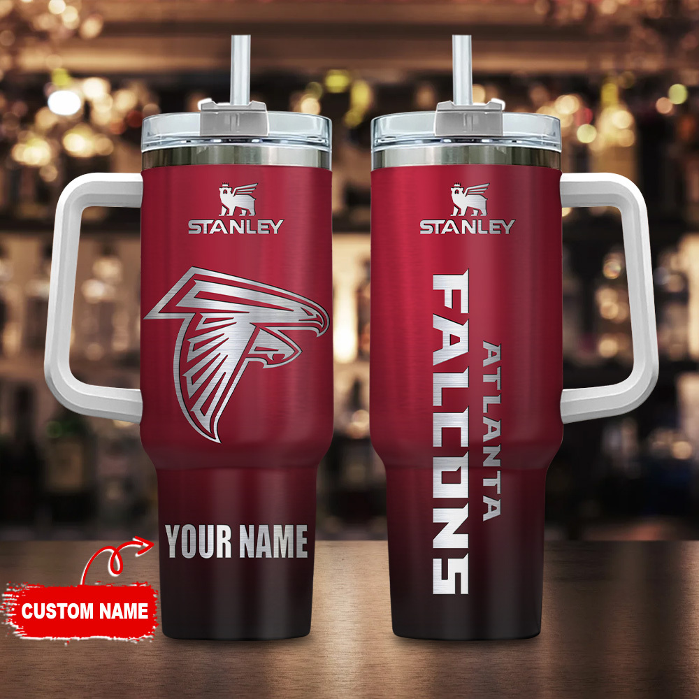 Atlanta Falcons NFL Custom Stanley Cup 40 oz 30 oz Tumbler With Handle