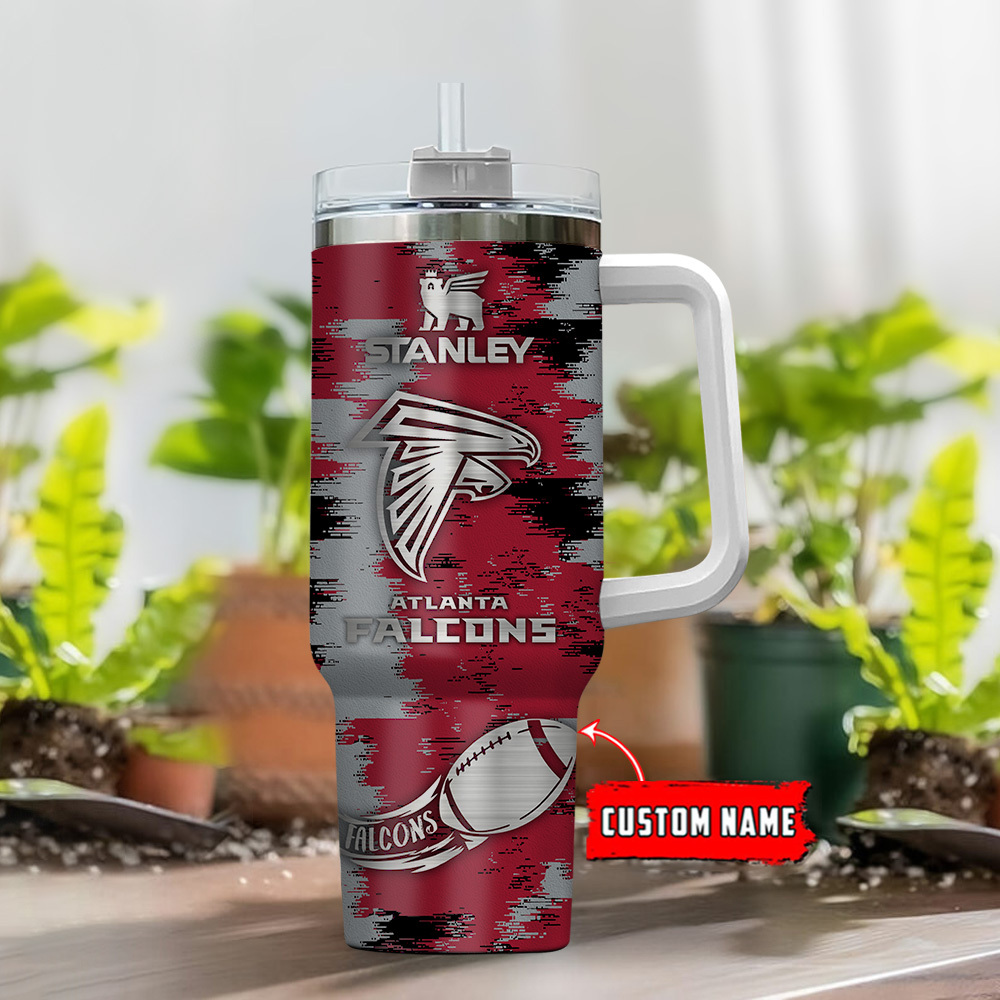 Atlanta Falcons NFL Custom Stanley Cup 40 oz 30 oz Tumbler With Handle