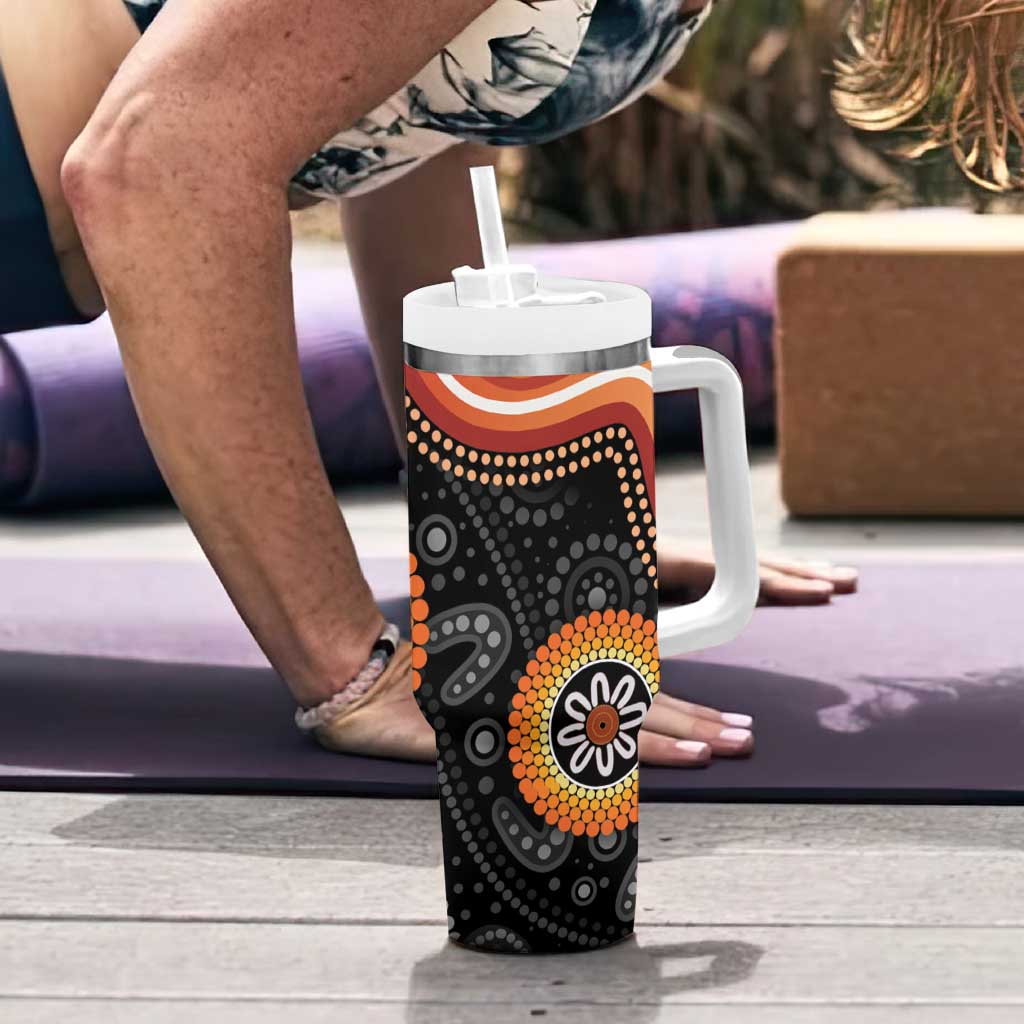 Australia Aboriginal Art Indigenous Proud Custom Stanley Cup 40 oz 30 oz Tumbler With Handle