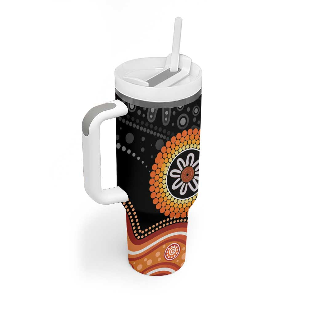 Australia Aboriginal Art Indigenous Proud Custom Stanley Cup 40 oz 30 oz Tumbler With Handle