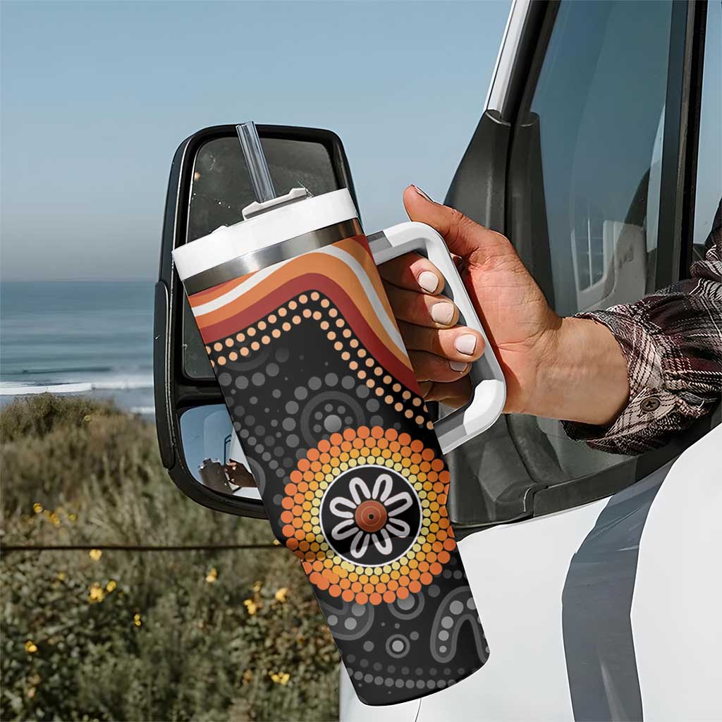 Australia Aboriginal Art Indigenous Proud Custom Stanley Cup 40 oz 30 oz Tumbler With Handle