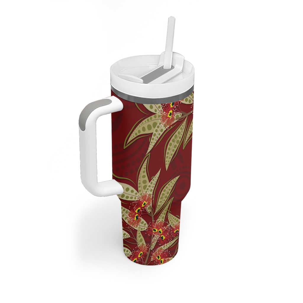 Australia Santa Koala Aboriginal Style Custom Stanley Cup 40 oz 30 oz Tumbler With Handle
