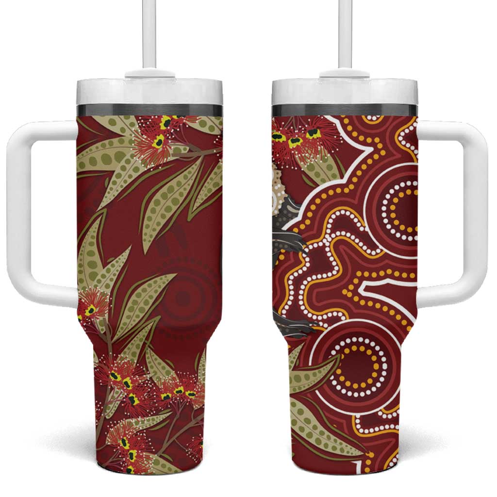 Australia Santa Koala Aboriginal Style Custom Stanley Cup 40 oz 30 oz Tumbler With Handle