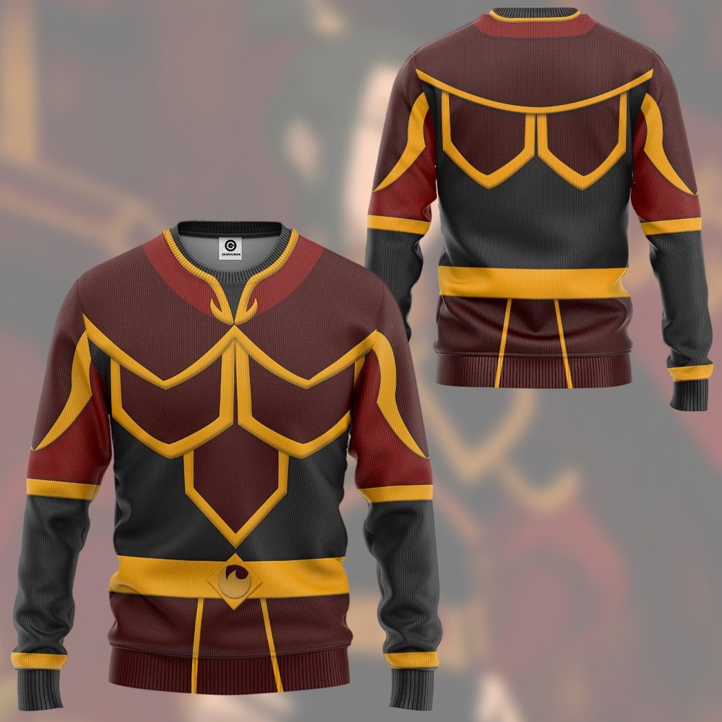 Azula The Last Airbender Costume Hoodie Sweatshirt T-Shirt Sweatpants Tracksuit - Stormmerch Exclusive