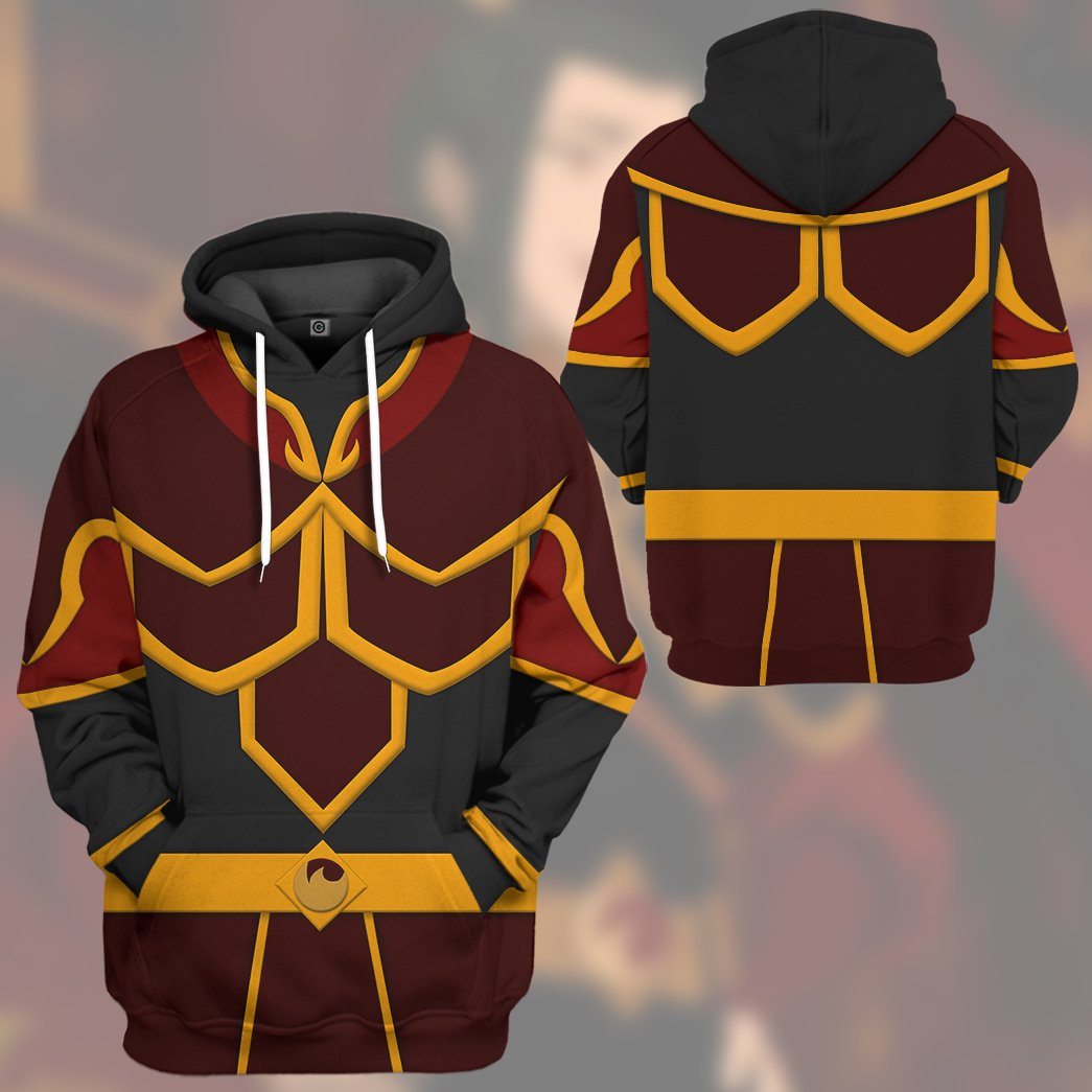Azula The Last Airbender Costume Hoodie Sweatshirt T-Shirt Sweatpants Tracksuit - Stormmerch Exclusive