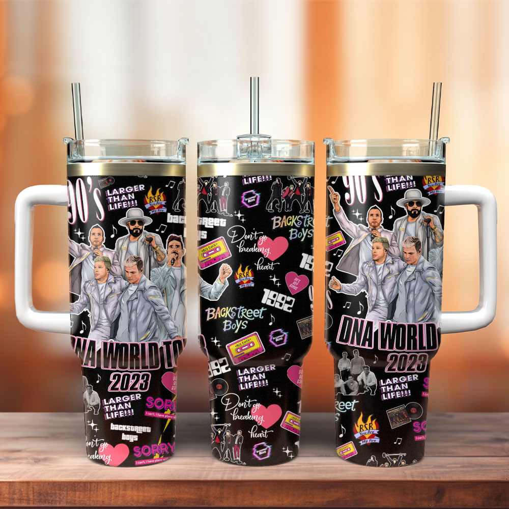 Backstreet Boys Music Custom Stanley Cup 40 oz 30 oz Tumbler With Handle