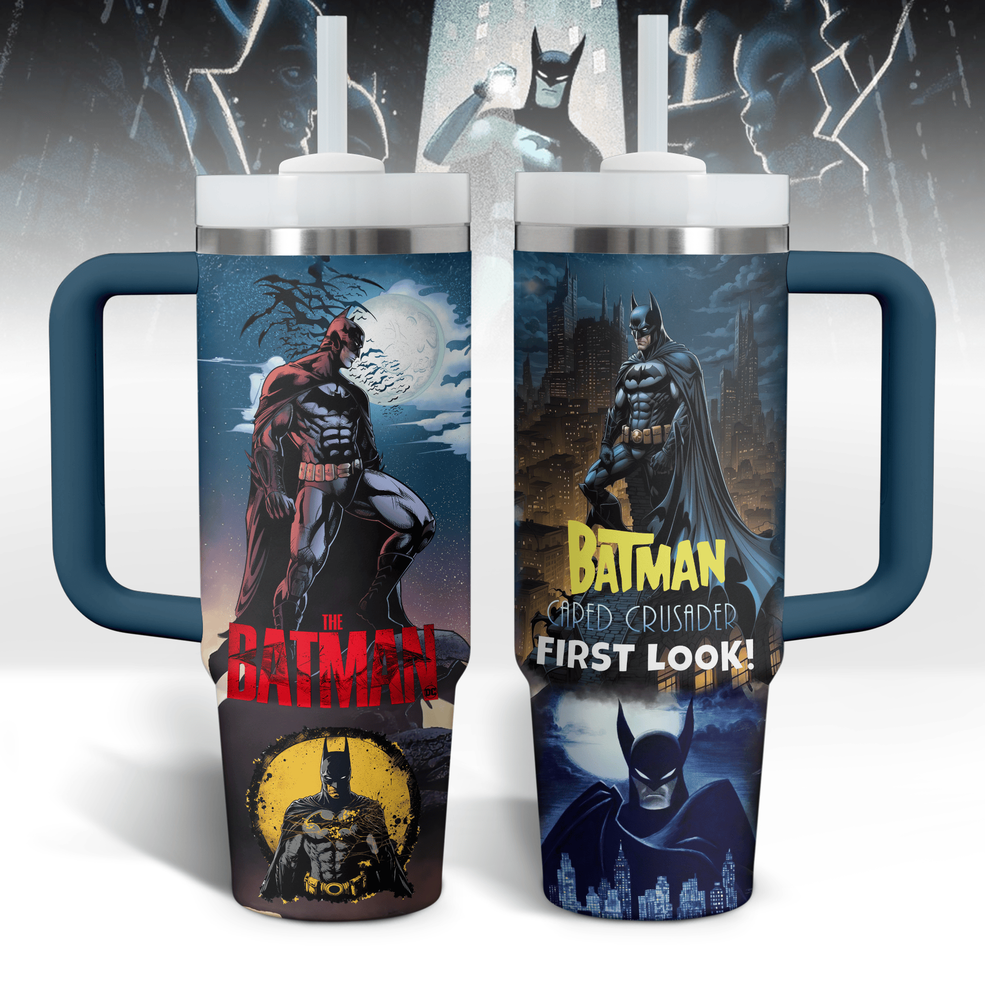 Batman Movies Custom Stanley Cup 40 oz 30 oz Tumbler With Handle
