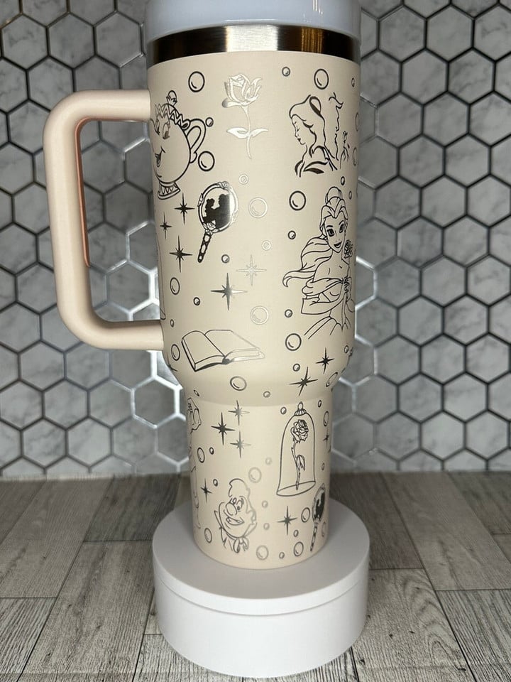 Beauty And The Beast Movies Custom Stanley Cup 40 oz 30 oz Tumbler With Handle