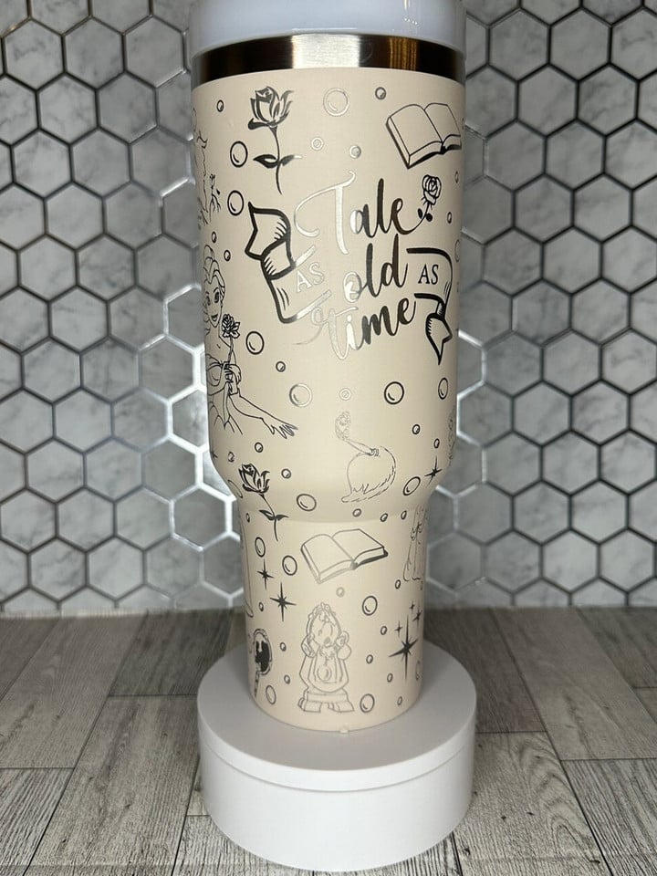 Beauty And The Beast Movies Custom Stanley Cup 40 oz 30 oz Tumbler With Handle