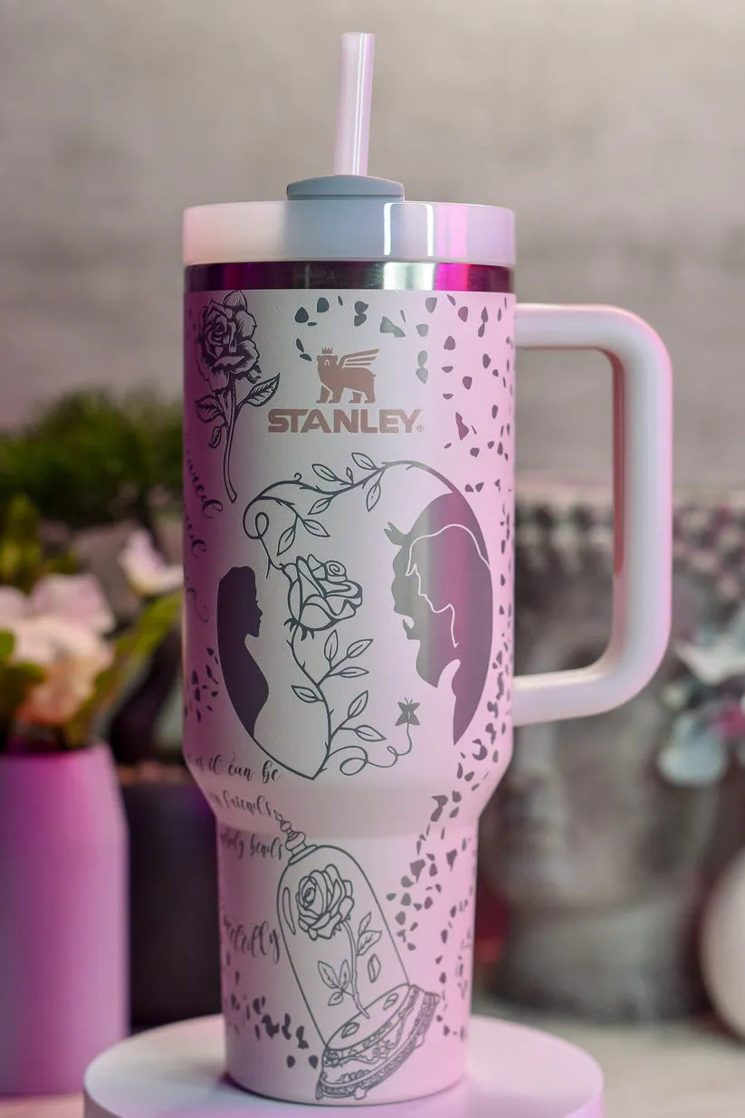 Beauty And The Beast MoviesCustom Stanley Cup 40 oz 30 oz Tumbler With Handle
