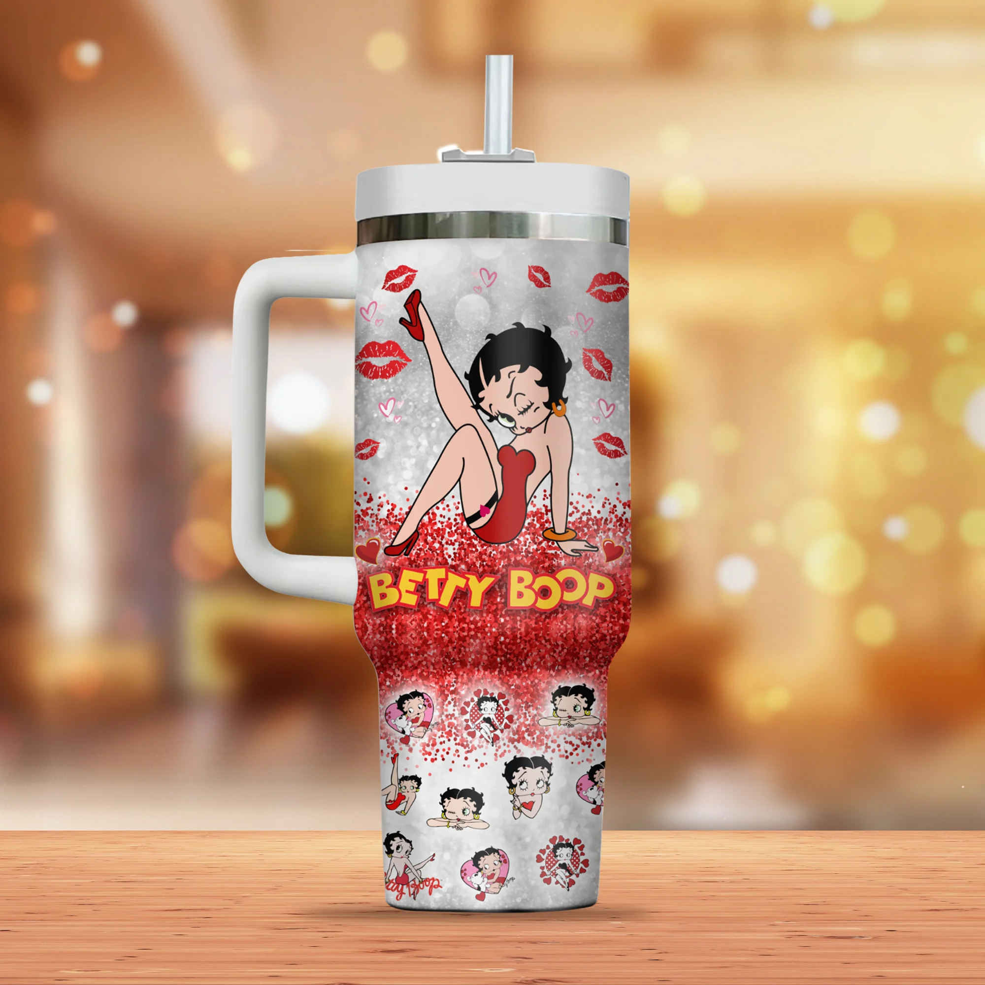 Betty Boop Custom Stanley Cup 40 oz 30 oz Tumbler With Handle