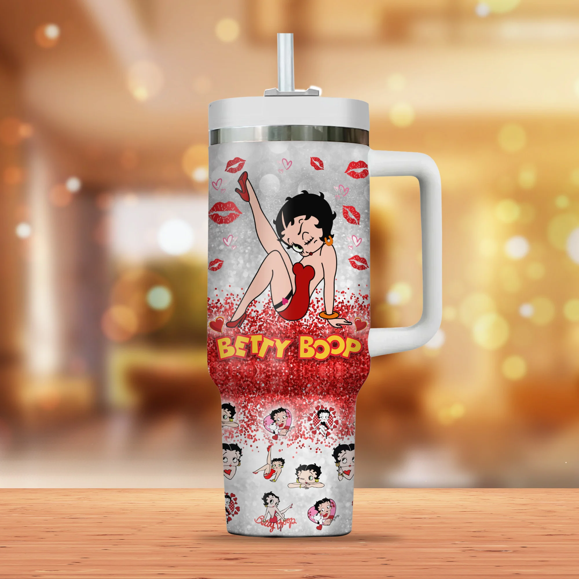 Betty Boop Custom Stanley Cup 40 oz 30 oz Tumbler With Handle