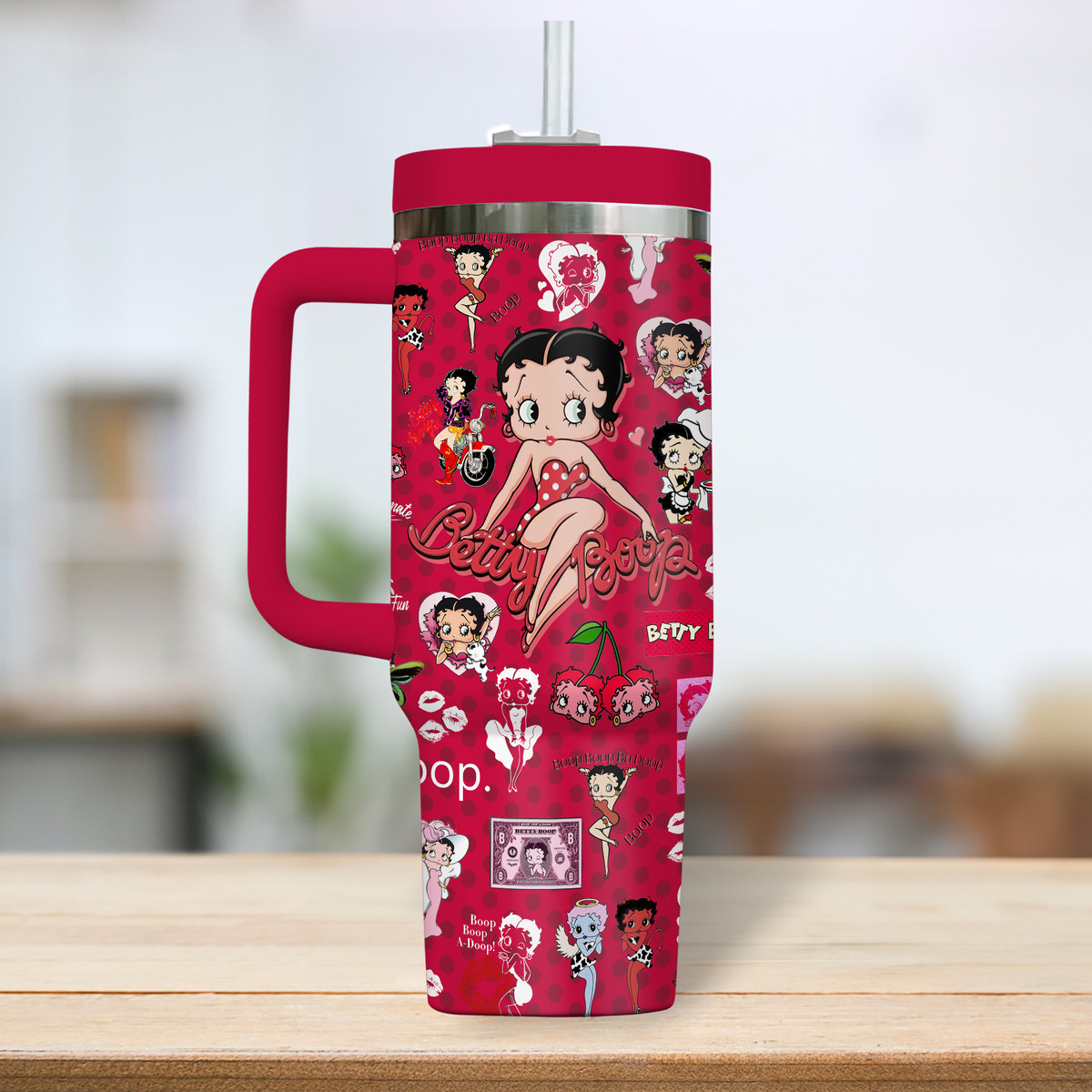Betty Boop Music Custom Stanley Cup 40 oz 30 oz Tumbler With Handle