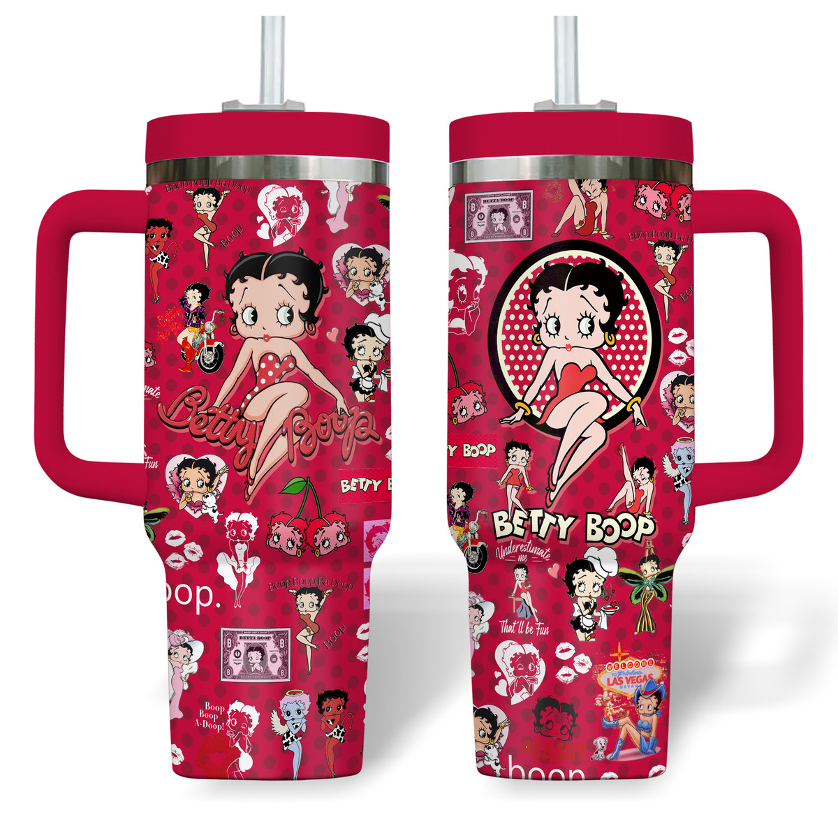 Betty Boop Music Custom Stanley Cup 40 oz 30 oz Tumbler With Handle