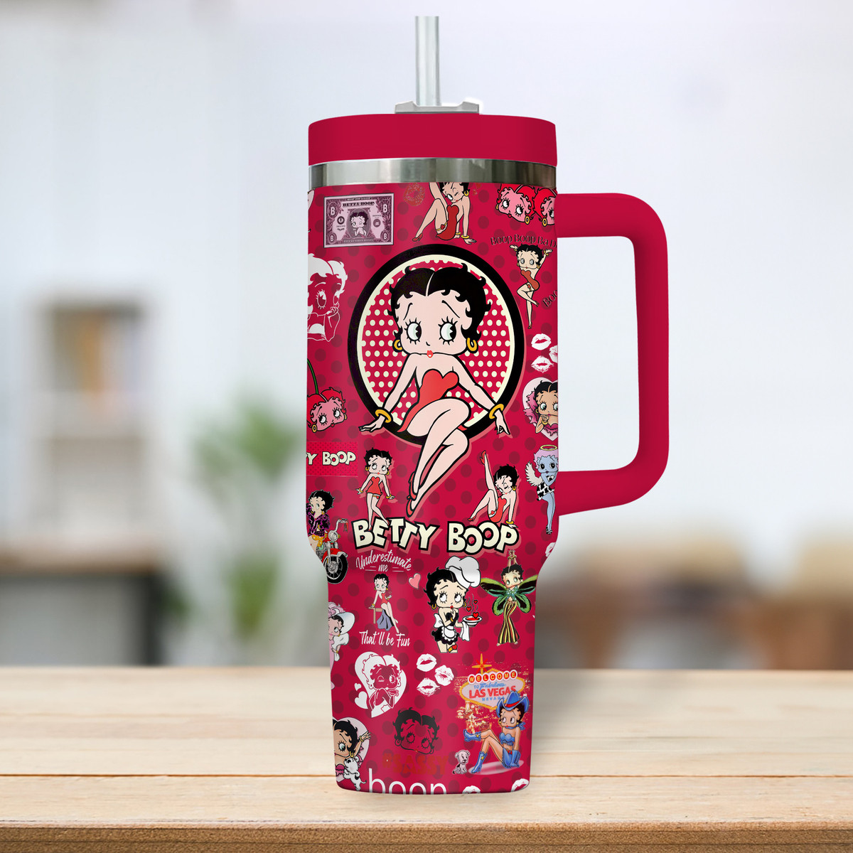Betty Boop Music Custom Stanley Cup 40 oz 30 oz Tumbler With Handle