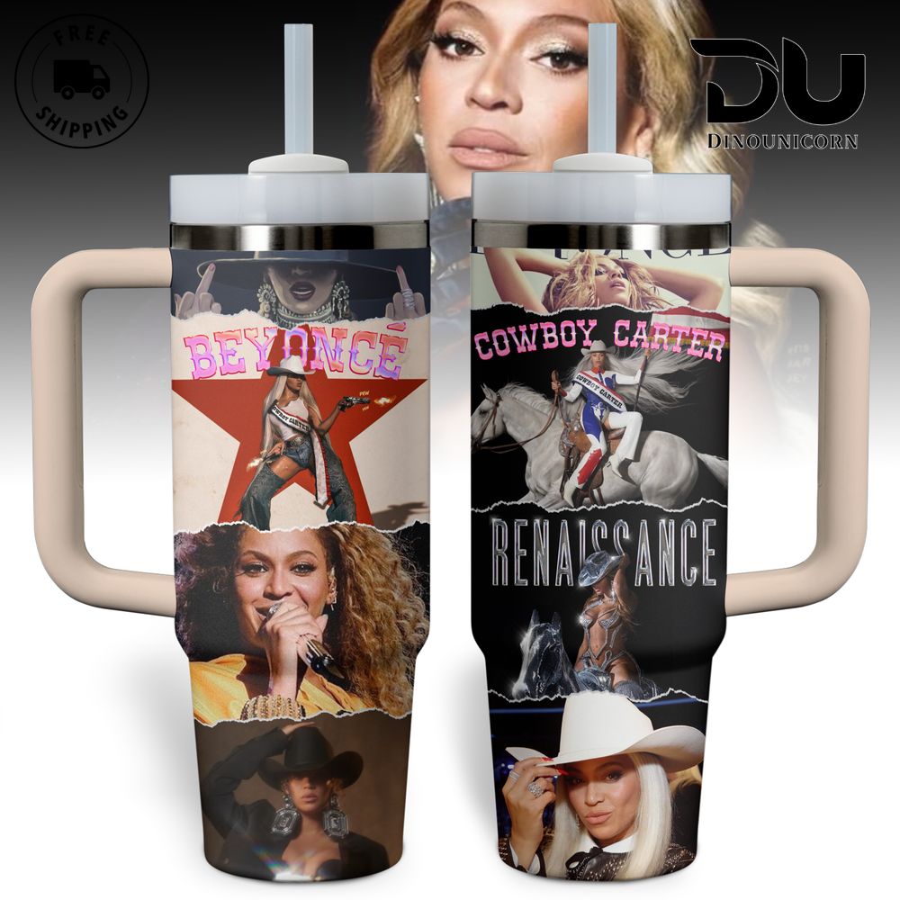 Beyonce Music Custom Stanley Cup 40 oz 30 oz Tumbler With Handle
