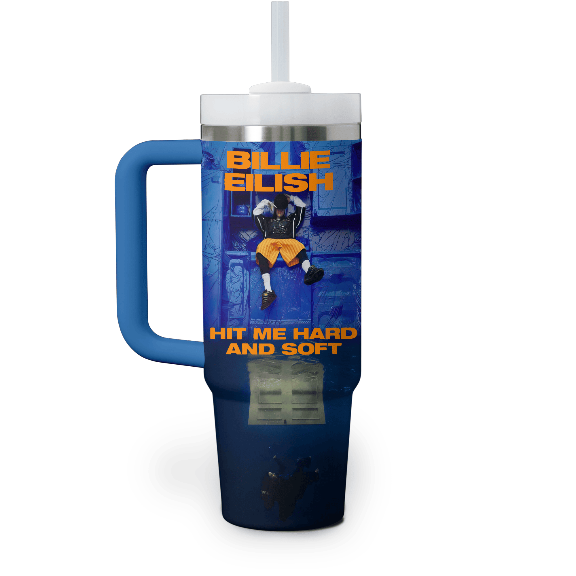 Billie Eilish Music Custom Stanley Cup 40 oz 30 oz Tumbler With Handle
