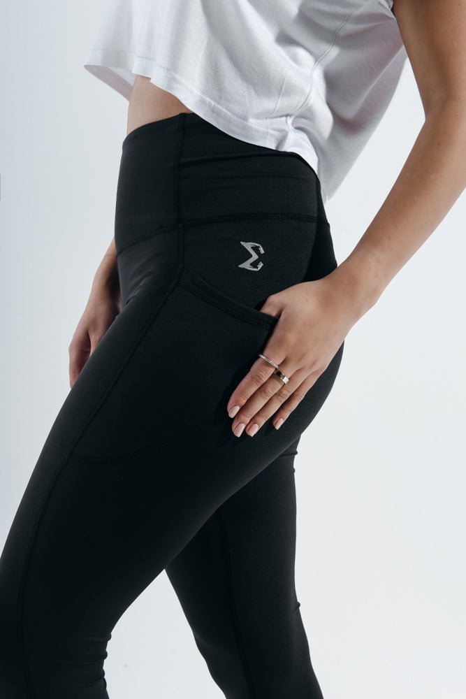 Black Flux Gym Sport Workout Leggings