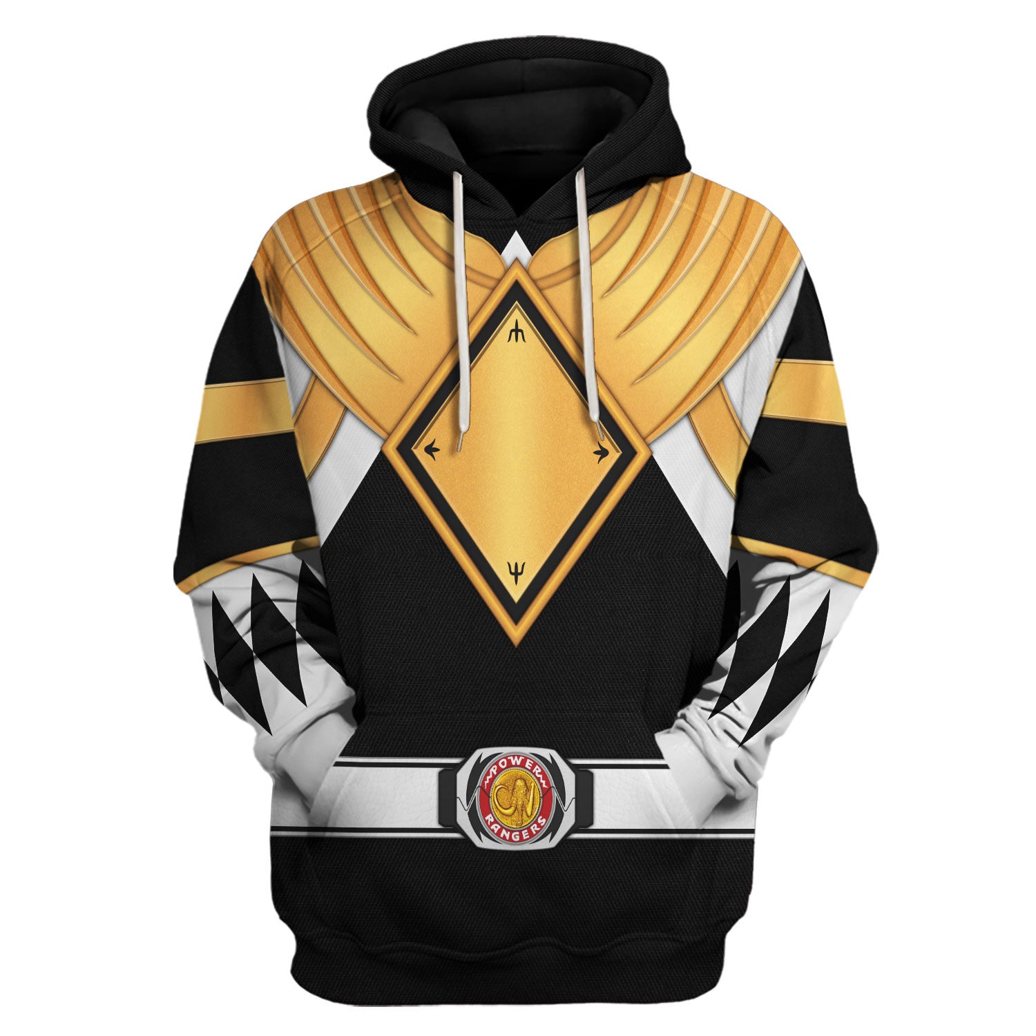 Black Ranger Dragon Shield Hoodies Sweatshirt T-shirt Hawaiian - Stormmerch Exclusive