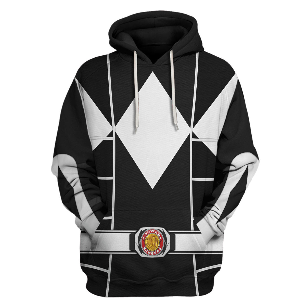 Black Ranger Mighty Morphin Cosplay Hoodies Sweatshirt T-shirt Hawaiian - Stormmerch Exclusive
