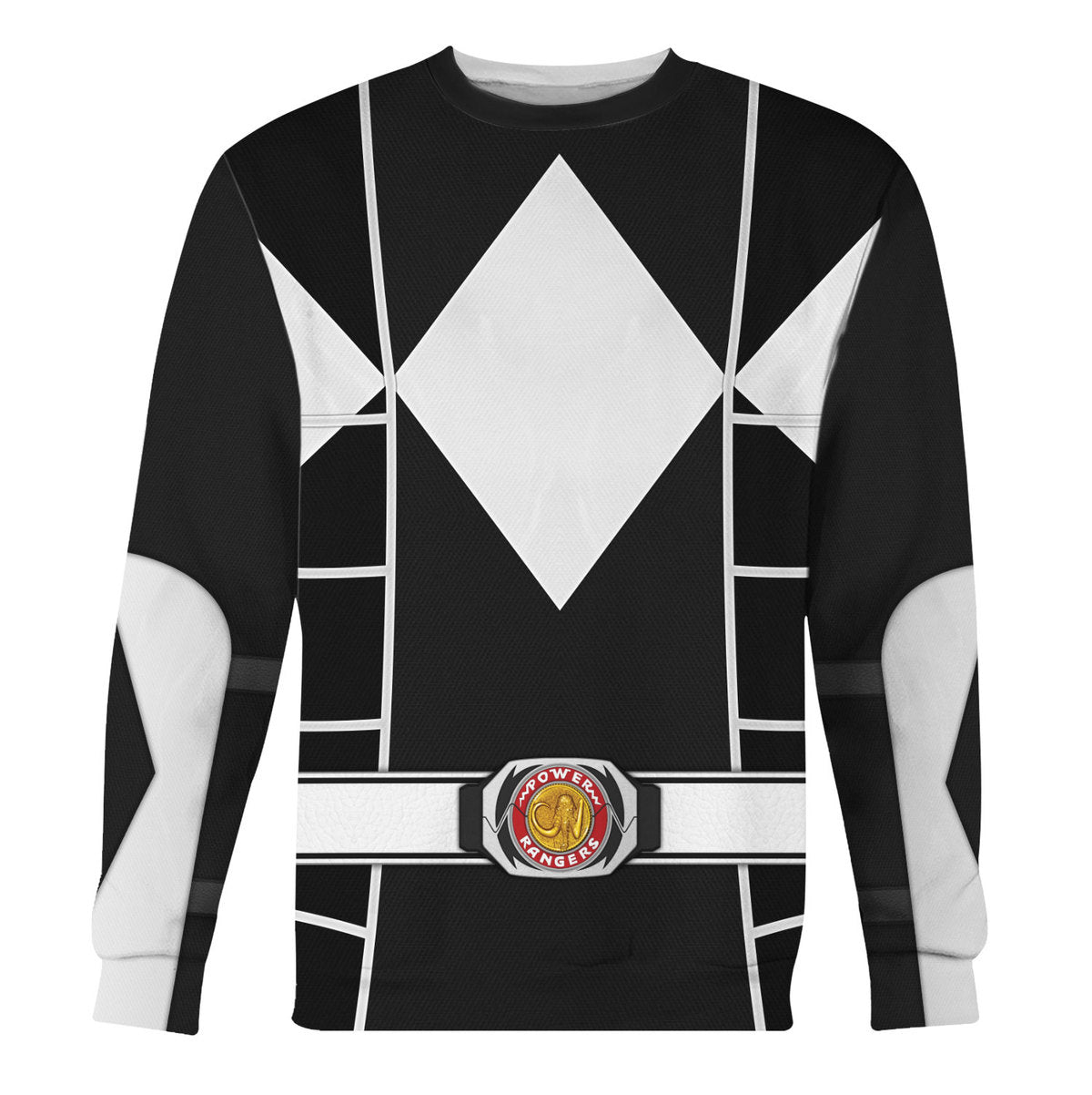 Black Ranger Mighty Morphin Cosplay Hoodies Sweatshirt T-shirt Hawaiian - Stormmerch Exclusive