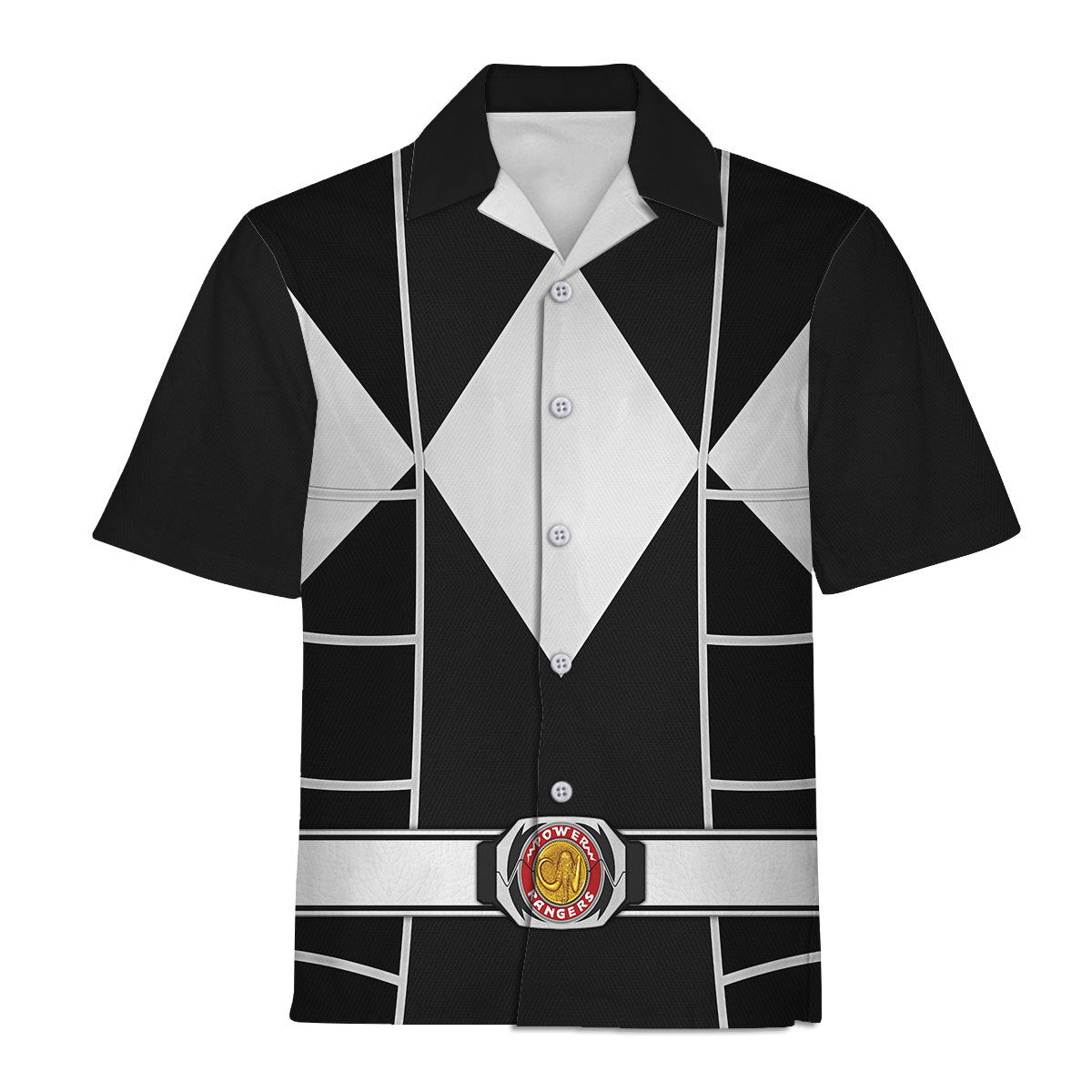 Black Ranger Mighty Morphin Cosplay Hoodies Sweatshirt T-shirt Hawaiian - Stormmerch Exclusive