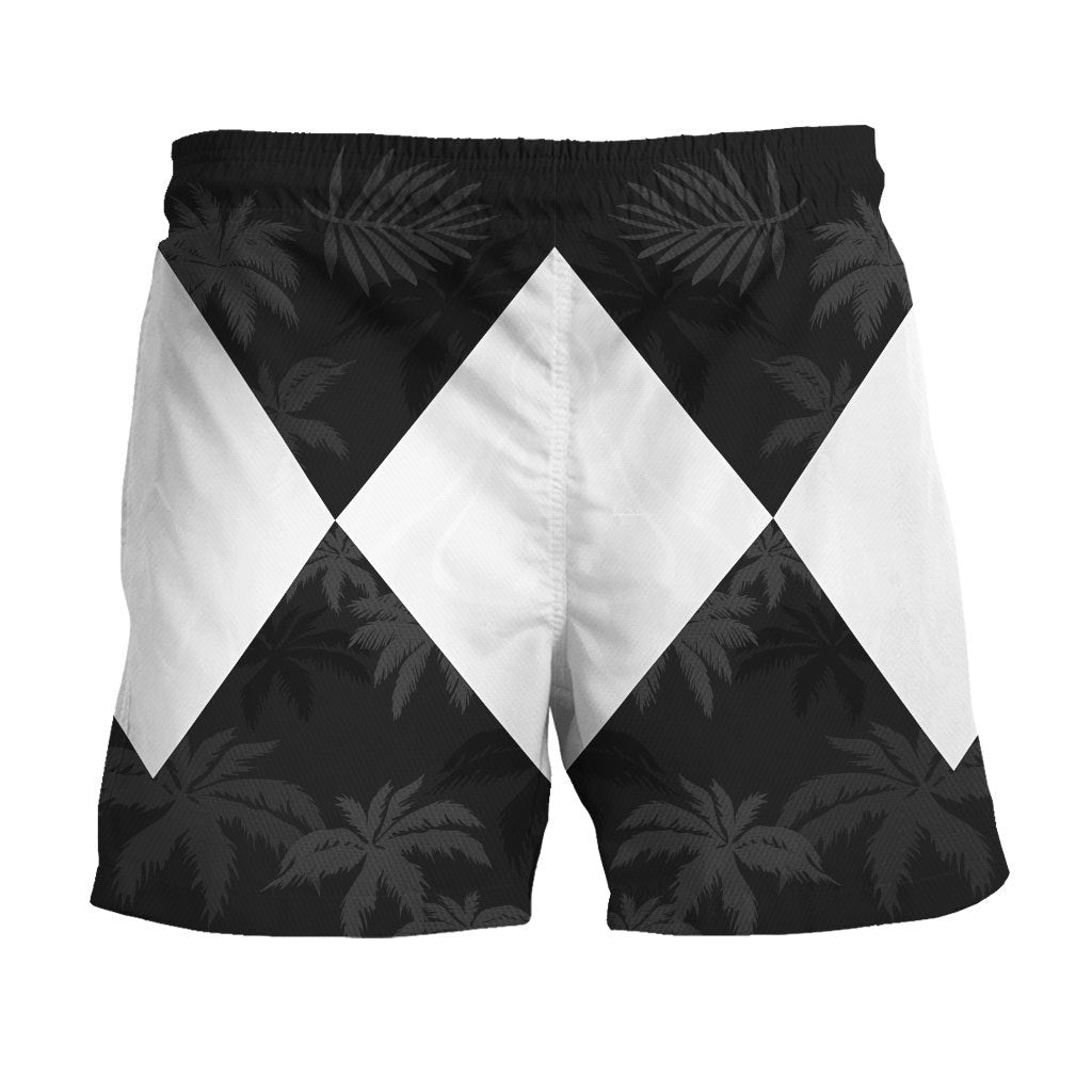 Black Ranger x Tommy Vercetti Hawaiian Shirt Beach Shorts - Stormmerch Exclusive