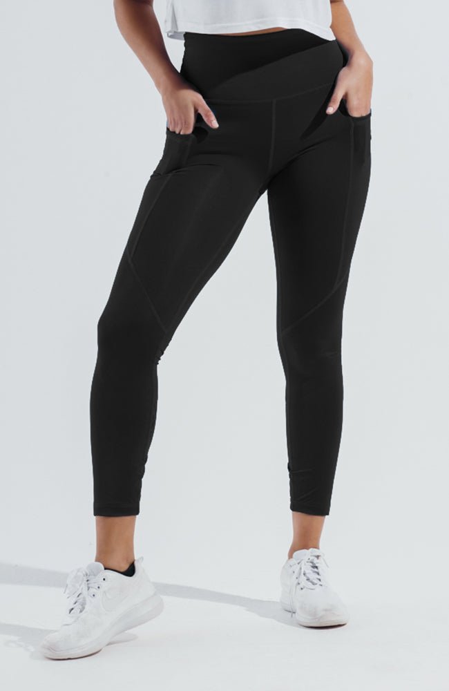 Black Revival Gym Sport Workout Leggings