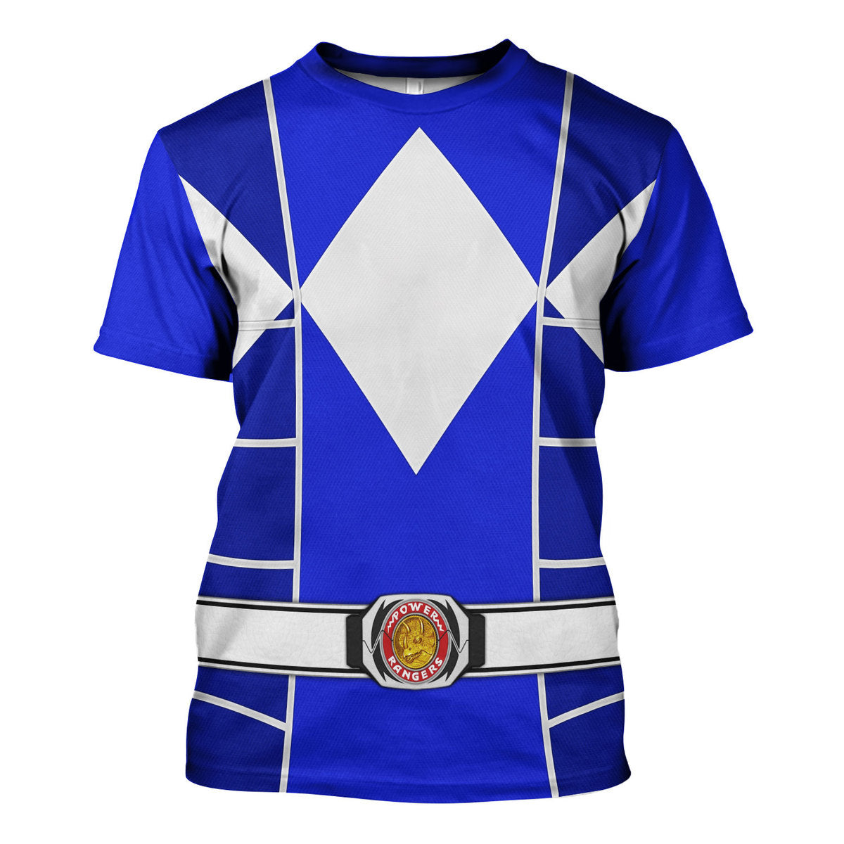 Blue Ranger Mighty Morphin Cosplay Hoodies Sweatshirt T-shirt Hawaiian - Stormmerch Exclusive